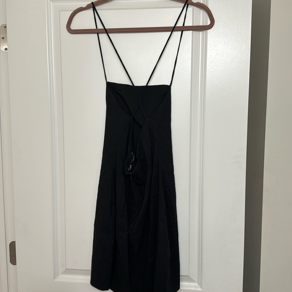 Zara Linen Blend Short Dress Size M - Picture 6 of 7